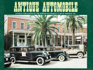 ANTIQUE AUTOMOBILE 1998 MAR - '31 BUICK, '30 FORD, '16 FORD*